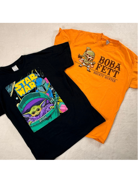 Other - Star Wars T-Shirt Bundle Boba Fett Yoda Medium